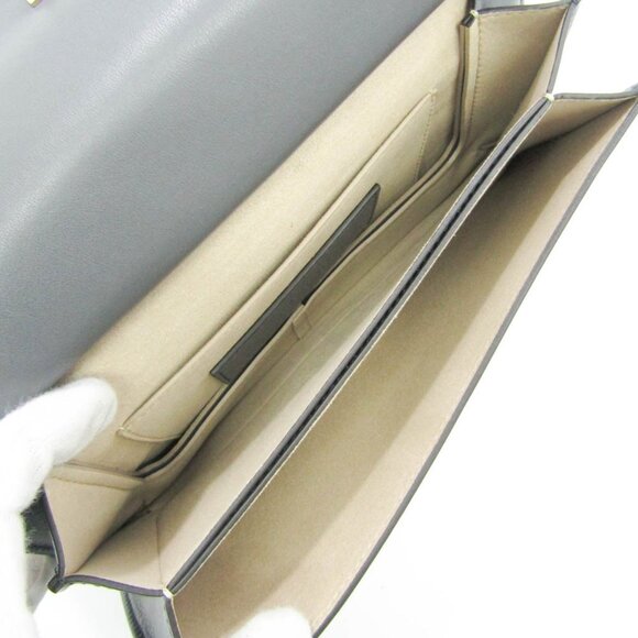 GIVENCHY Gray Leather Shoulder Bag - Picture 3 of 16